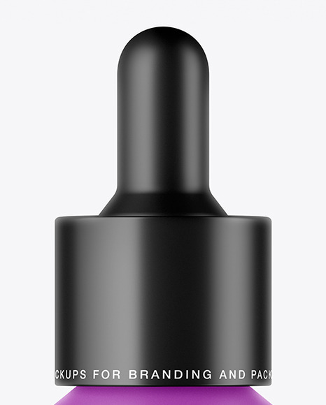Matte Dropper Bottle Mockup PSD #2