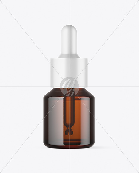 Amber Dropper Bottle Mockup for Photoshop Amber Dropper Bottle Mockup for Photoshop