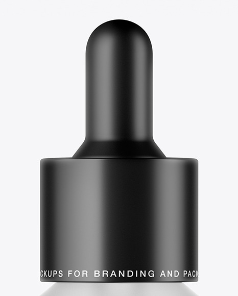 Frosted Dropper Bottle Mockup PSD #2