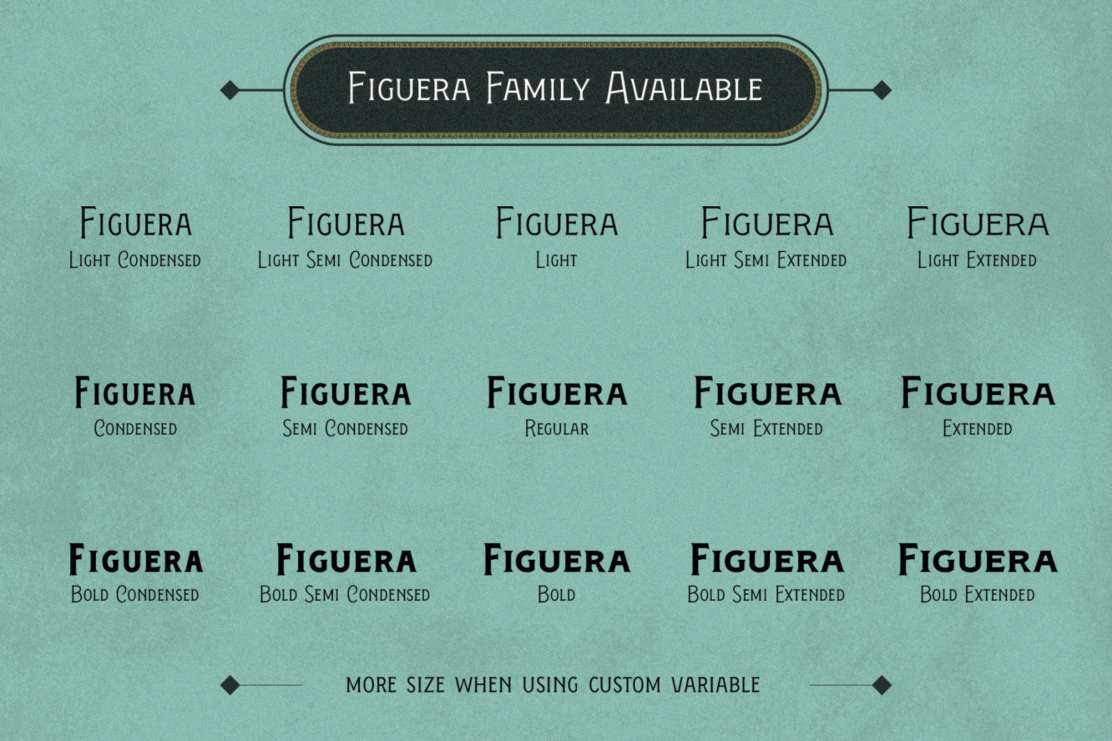 Figuera Variable Fonts In Fonts On Yellow Images Creative Store