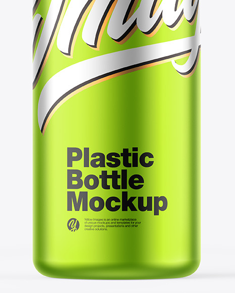 Matte Metallic Bottle Mockup PSD #1