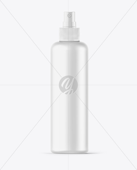 Matte Spray Bottle Mockup PSD #3