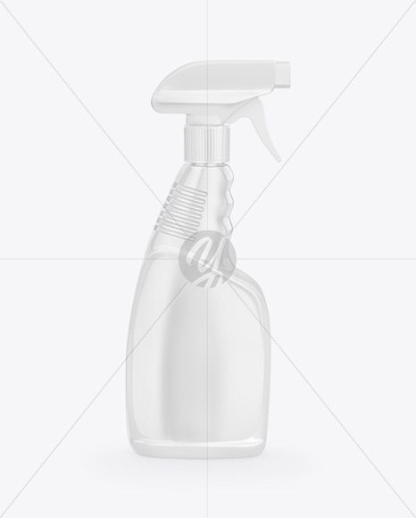 Glossy Spray Bottle Mockup PSD #3