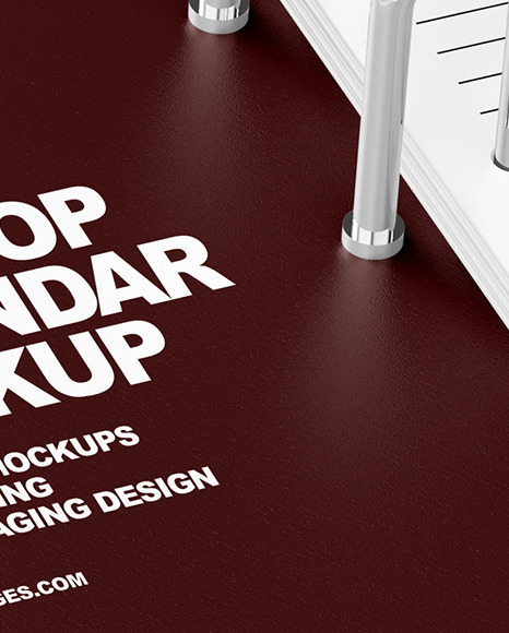 Desktop Calendar Mockup PSD #2