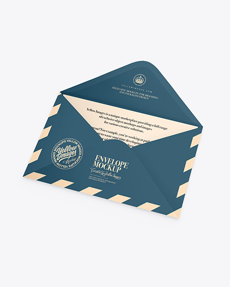 Matte Envelope w  Postcard Mockup PSD #2