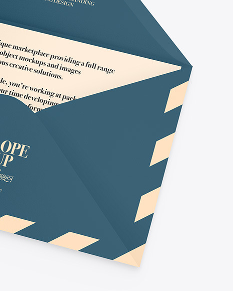 Matte Envelope w  Postcard Mockup PSD #5