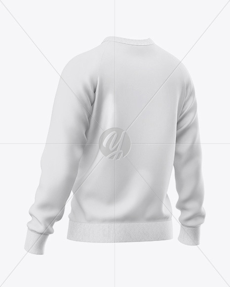 Download Men S Raglan Sweatshirt Mockup Back Half Side View In Apparel Mockups On Yellow Images Object Mockups