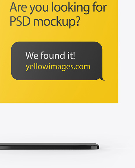 Table Top Banner Mockup PSD #1