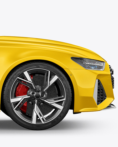 Sport Car Mockup - Side View Sport Car Mockup - Side View