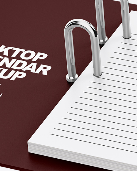 Desktop Calendar Mockup PSD #2
