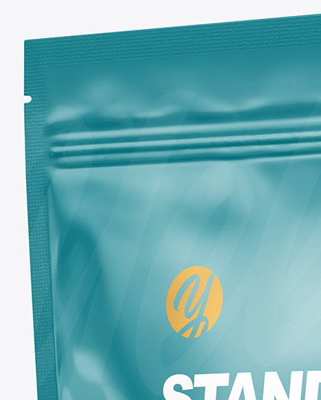 Glossy Stand up Pouch Mockup PSD #1