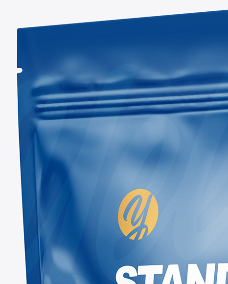 Glossy Stand up Pouch Mockup PSD #6