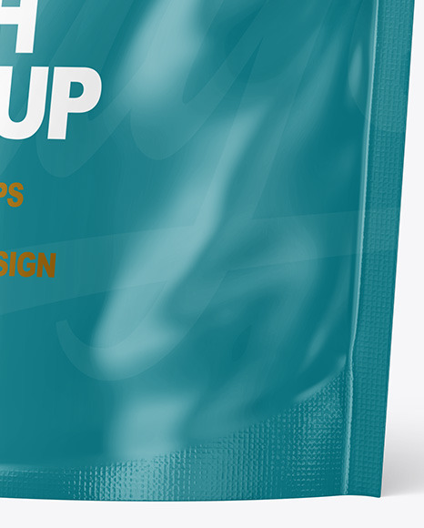 Glossy Stand up Pouch Mockup PSD #7