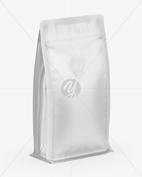 Download Coffee Bag Mockup Half Side View In Bag Sack Mockups On Yellow Images Object Mockups