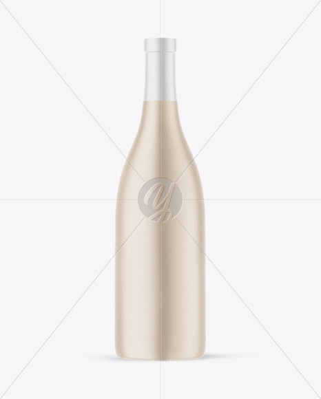 Ceramic Wine Bottle Mockup PSD #3