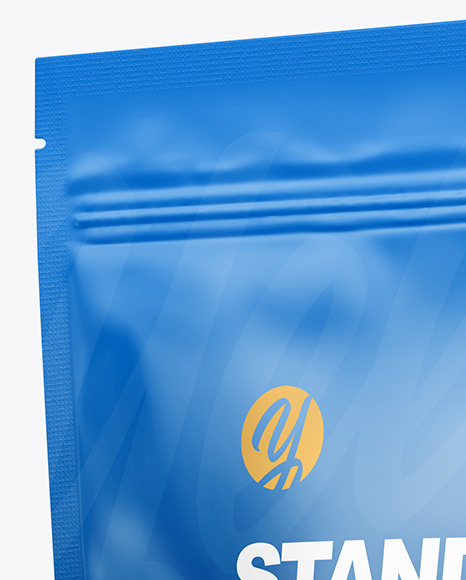 Matte Stand up Pouch Mockup PSD #1