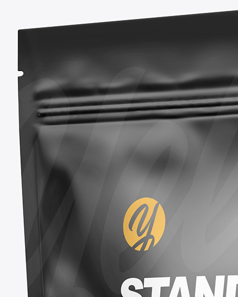 Matte Stand up Pouch Mockup PSD #6