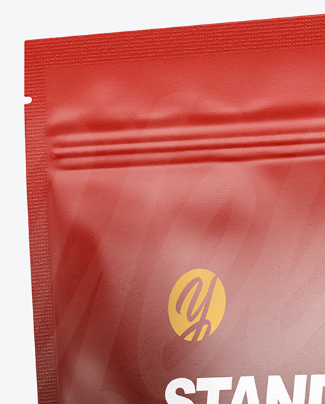 Paper Stand up Pouch Mockup PSD #1