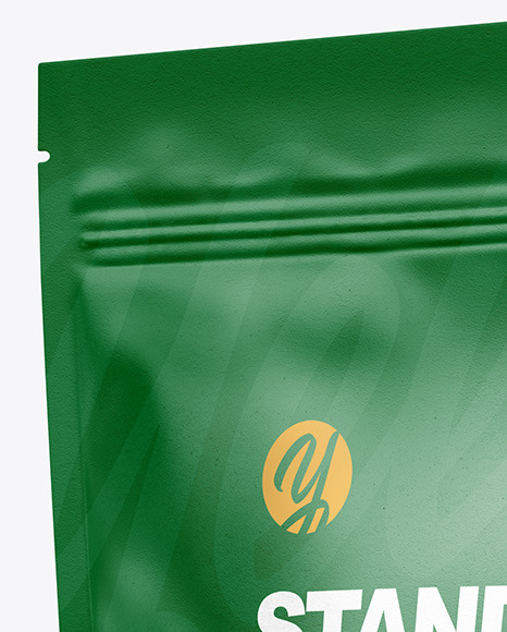 Paper Stand up Pouch Mockup PSD #6