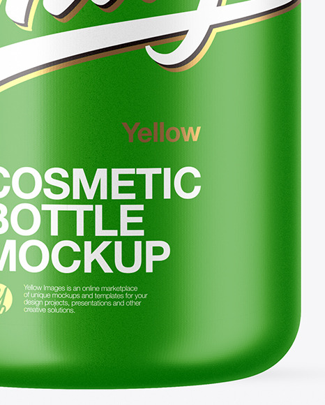 Download 300ml Matte Cosmetic Bottle Mockup In Bottle Mockups On Yellow Images Object Mockups