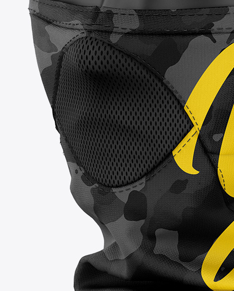 Download Tactical Balaclava Mockup Half Side View In Apparel Mockups On Yellow Images Object Mockups