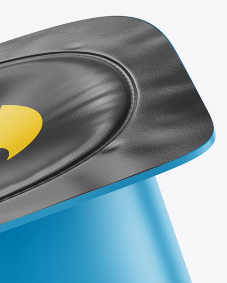 Yogurt Cup Mockup   High Angle shot PSD #1