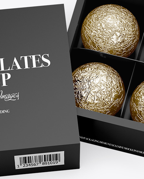 Download Box of Chocolates Mockup - High Angle Shot in Box Mockups ...