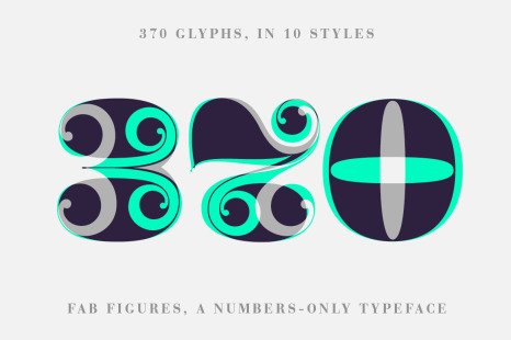Fab Figures Typeface Set