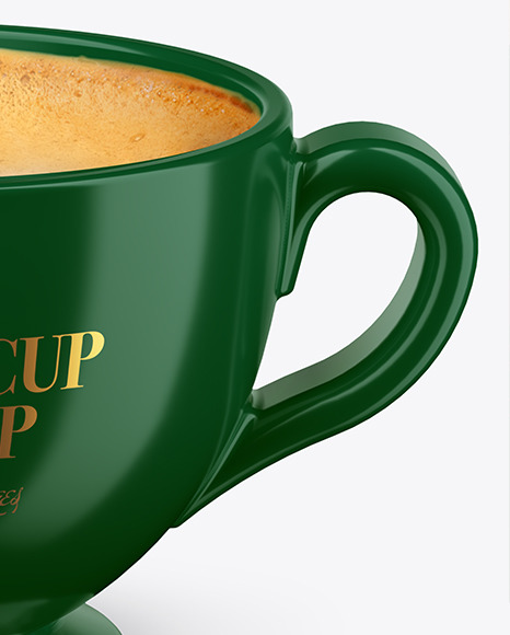 Glossy Coffee Cup Mockup PSD #6