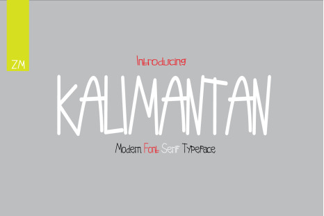 Kalimantan Script &amp; Handwritten