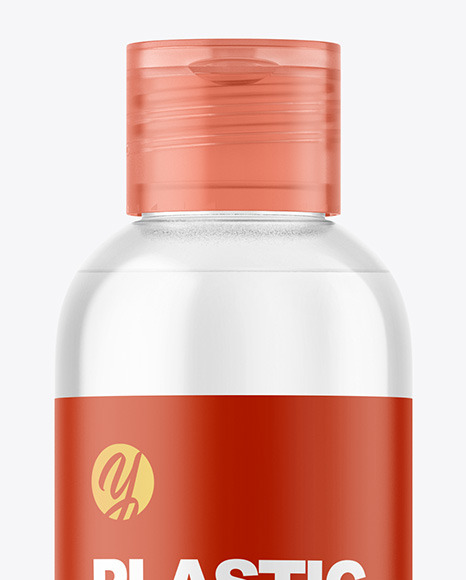 Clear Cosmetic Bottle Mockup PSD #2