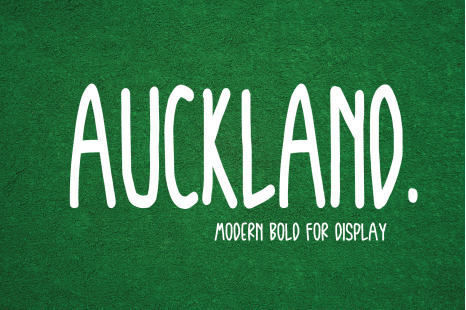 Auckland Display Font