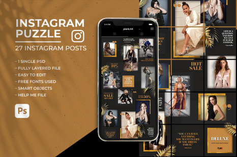 Deluxe - Social Media Instagram Puzzle Feed