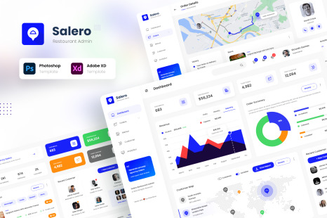 Salero - Restaurant Food Order Admin Dashboard