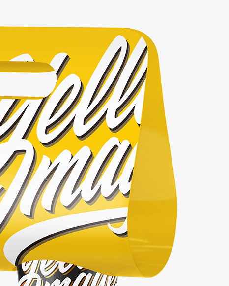 Glossy Coffee Cup Carrier Mockup PSD #2