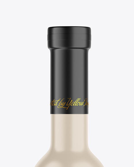 Ceramic Wine Bottle Mockup PSD #1