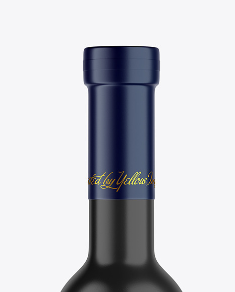 Ceramic Wine Bottle Mockup PSD #6