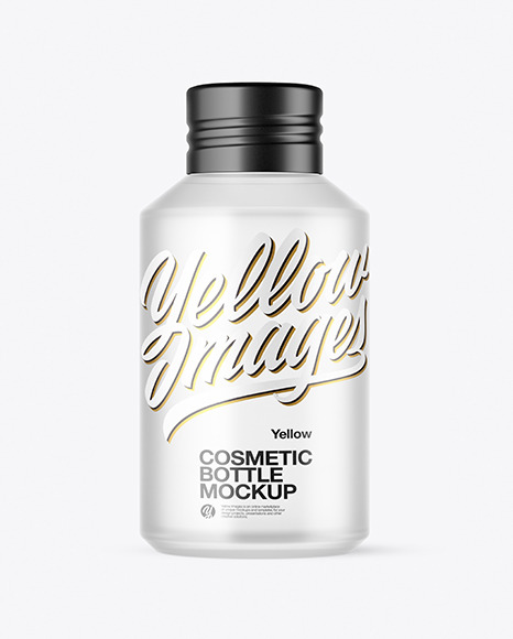 Download 120ml Frosted Cosmetic Bottle Mockup In Bottle Mockups On Yellow Images Object Mockups