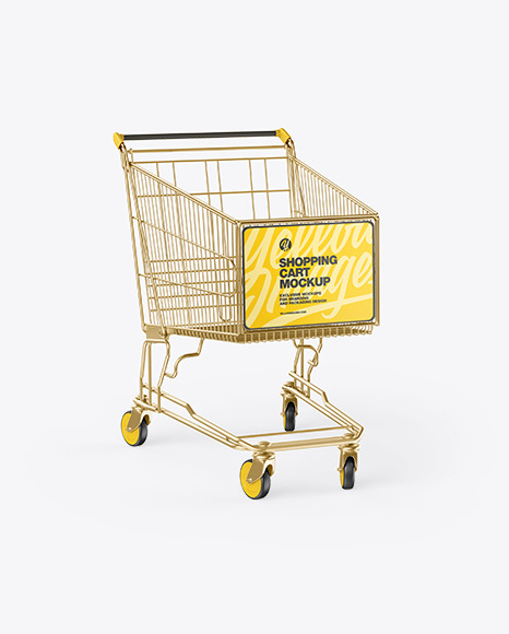 Shopping Cart Mockup PSD #2