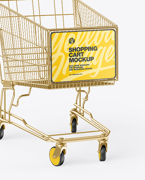Shopping Cart Mockup PSD #6