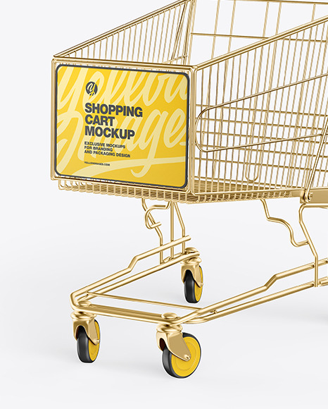 Shopping Cart Mockup PSD #1