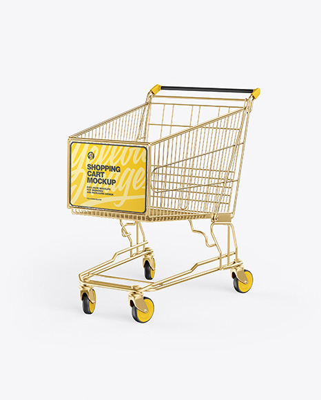 Shopping Cart Mockup PSD #2