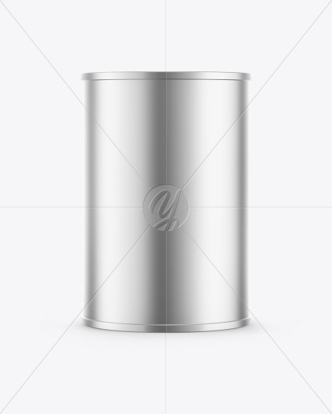 Free Matte Metallic Tin Can Mockup PSD Mockups