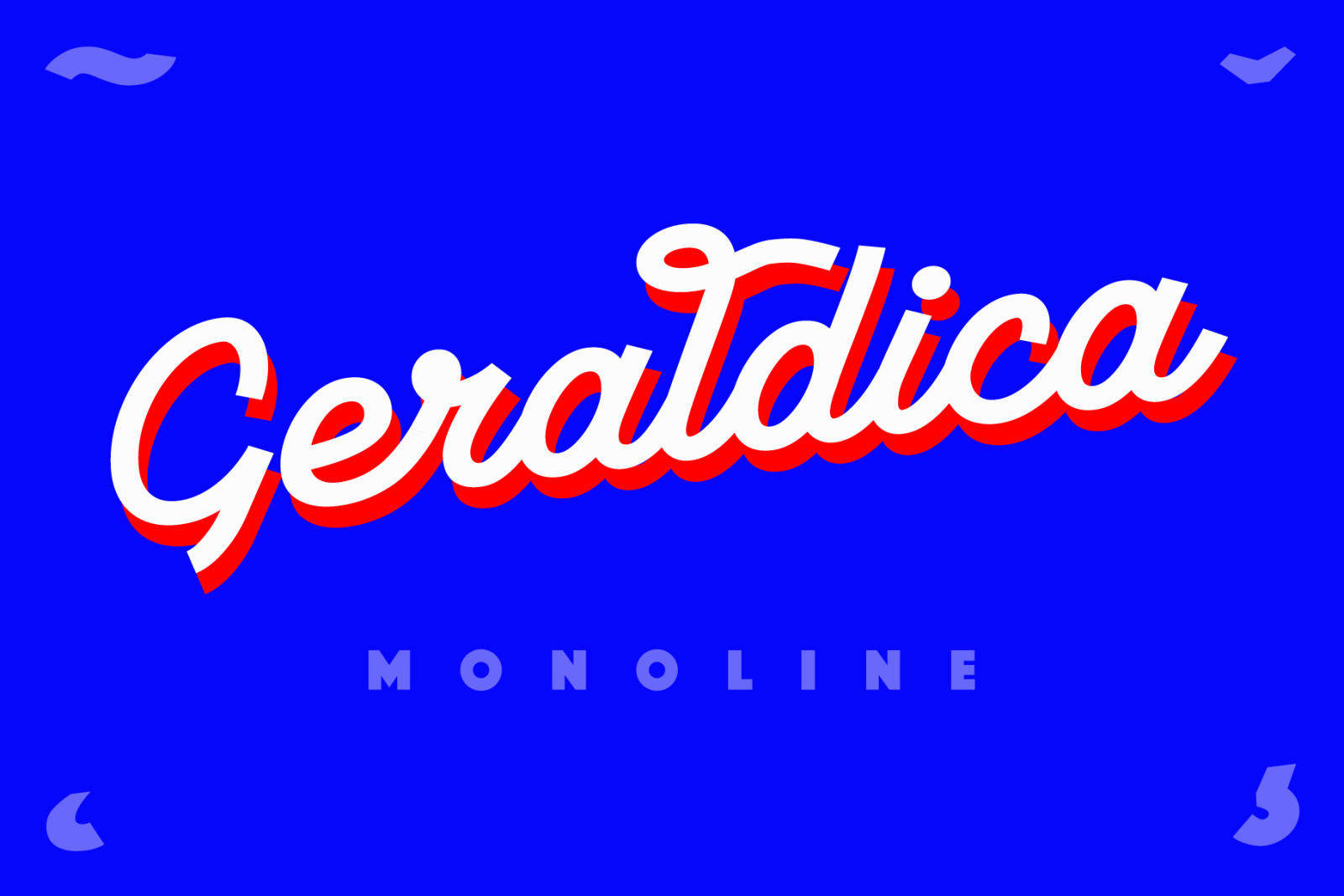 Geraldica In Fonts On Yellow Images Creative Store