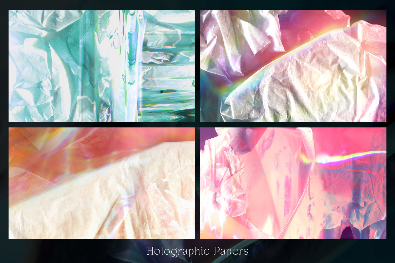 Holographic Papers Textures