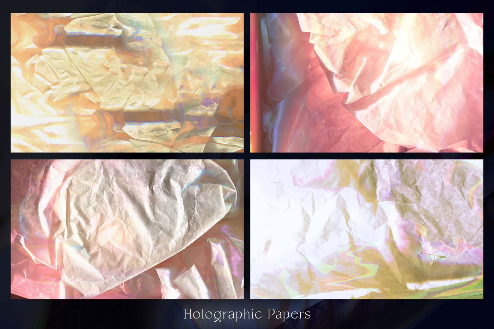 Holographic Papers Textures