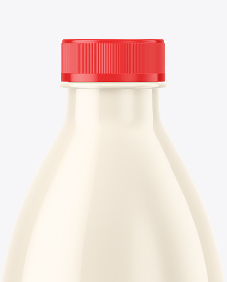 Download Glossy Milk Bottle Mockup In Bottle Mockups On Yellow Images Object Mockups