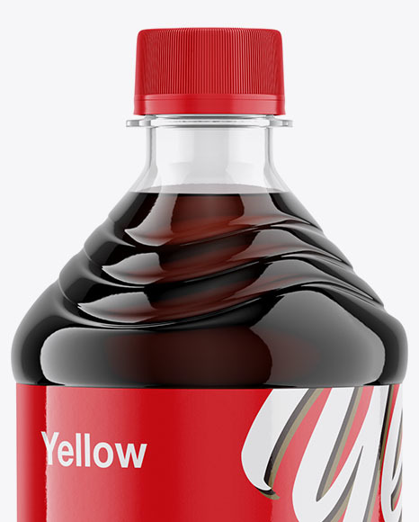 PET 1L Drink Bottle Mockup PSD #2