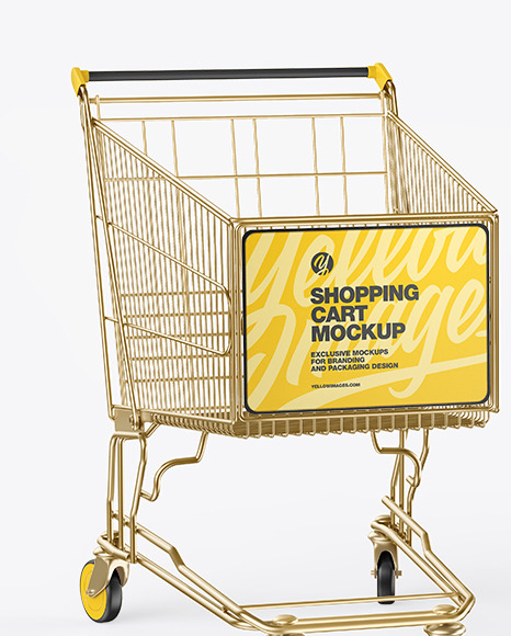 Shopping Cart Mockup PSD #1