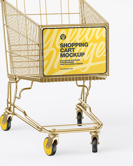 Shopping Cart Mockup PSD #6